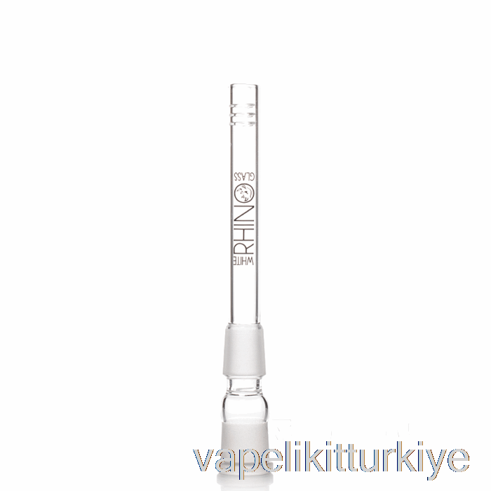 Vape Türkiye Beyaz Gergedan 19/19 Cam Alt Gövde 5 Inç